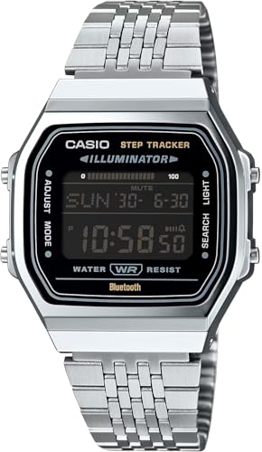[カシオ] CASIO デジタル 腕時計 モバイルリンク Bluetooth搭載 ABL-100WE-1B ステップトラッカー ユニセックス シルバー 反転液晶 海外モデル [並行輸入品]